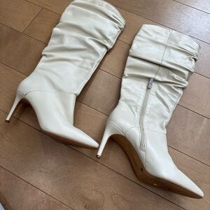 Vince Camuto Cream Boots